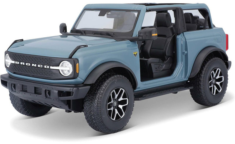 Maisto Ford Bronco Badlands 2021 1:18 modrá