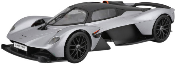 Maisto Aston Martin Valkyrie 1:18 stříbrná