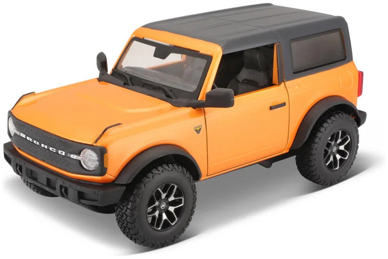 Maisto Ford Bronco 2021 1:24 oranžová metalíza