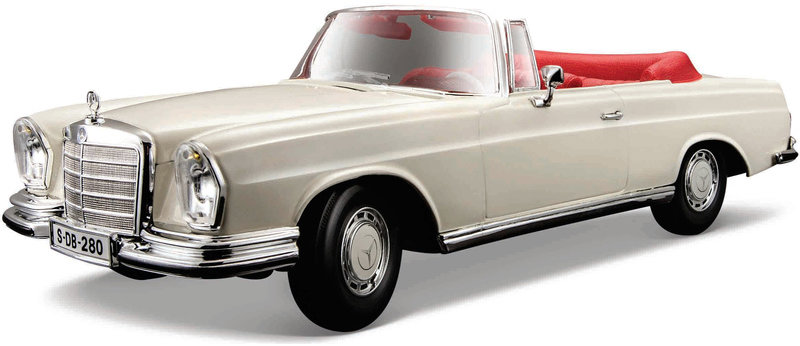 Maisto Mercedes-Benz 280SE Cabrio 1967 1:18 krémová
