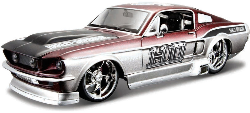 Maisto Harley-Davidson Custom - Ford Mustang GT 1967 1:24