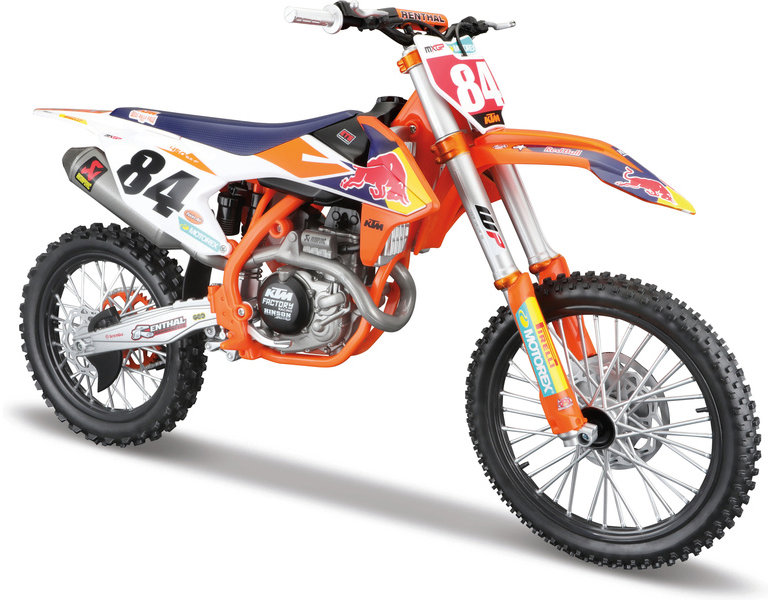 Maisto Red Bull KTM 450 SX-F Factory Edition 2018 #84 Herlings