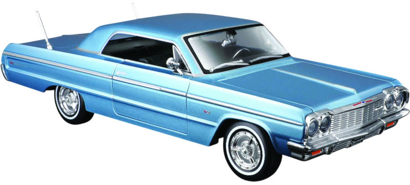 Maisto Chevrolet Impala SS 1964 1 : 26 modrá metalíza
