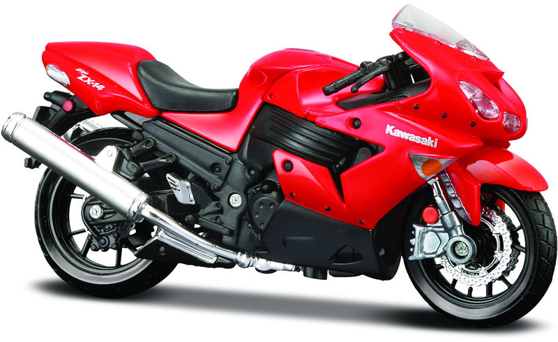 Maisto Kawasaki Ninja ZX-14R 1:18 červená