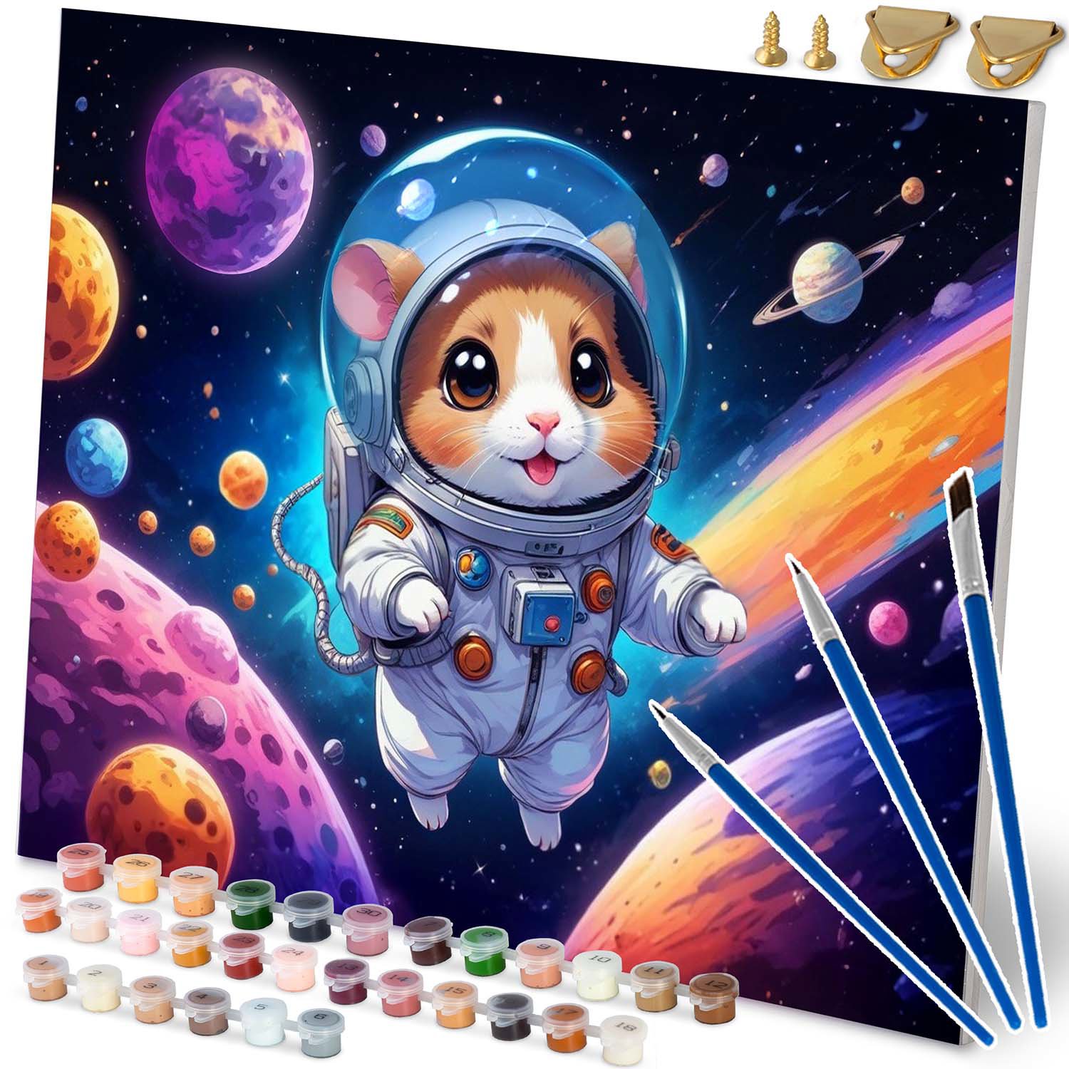 Massido Maľba podľa čísel 40 × 50 cm Astronaut