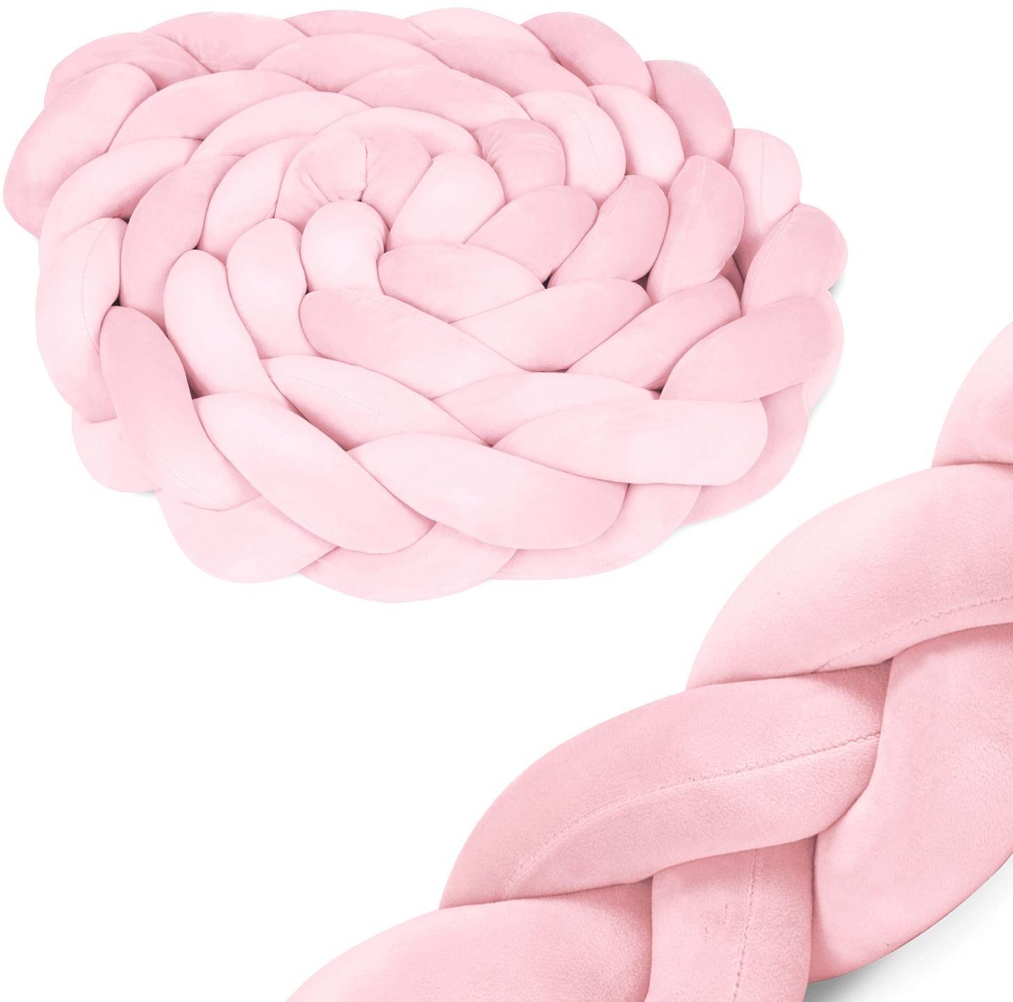 Ricokids nárazník do postieľky 3 m ružový