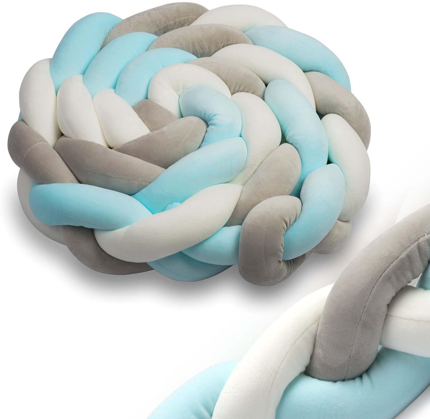 Ricokids Nárazník do postieľky 2 m modro-sivý