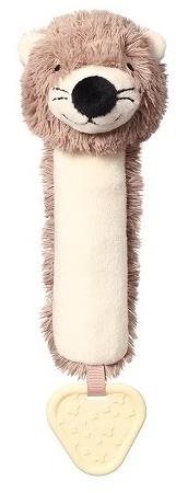 BabyOno Plyšová pískacia hračka Otter Maggie Vydra, béžovo-hnedá