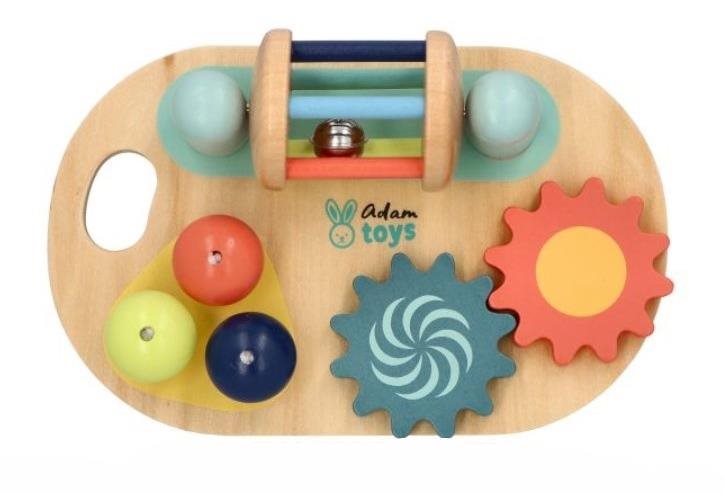 Adam Toys Edukačná drevená tabuľka Activity