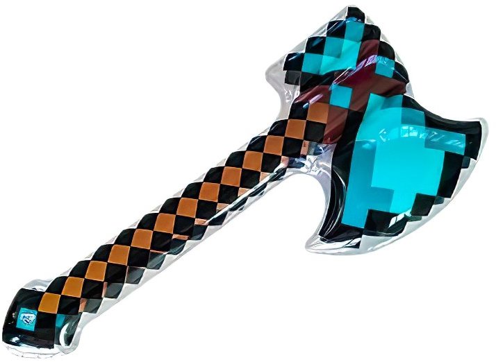 FunCo Diamantová sekera Minecraft 70 cm nafukovací
