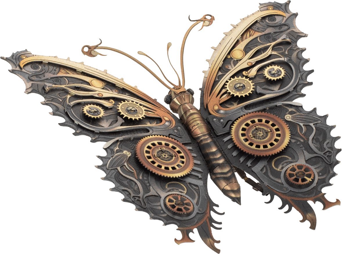 METAL EARTH 3D puzzle Steampunkový motýl
