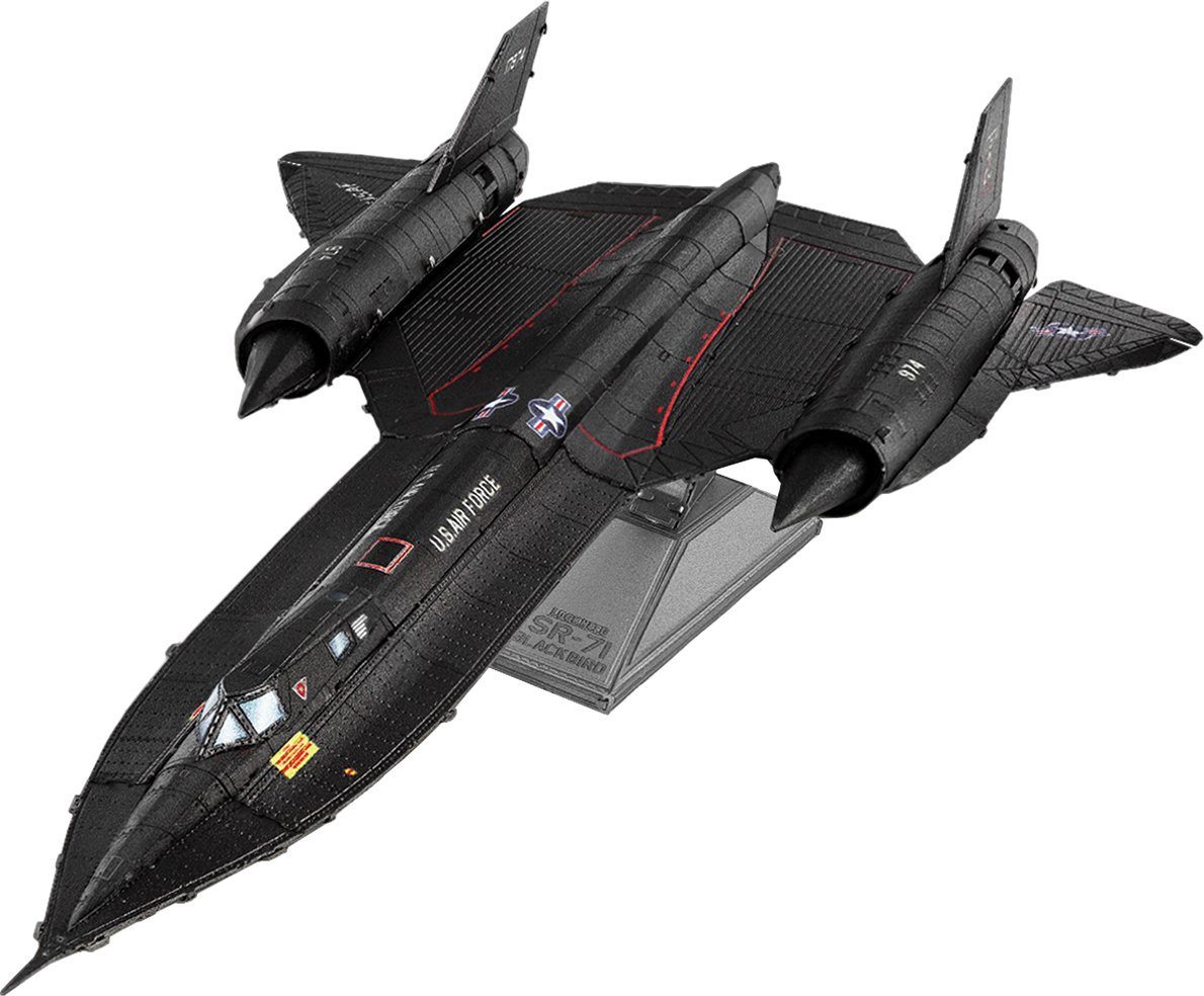 Metal Earth 3D puzzle Lietadlo Lockheed SR-71 Blackbird