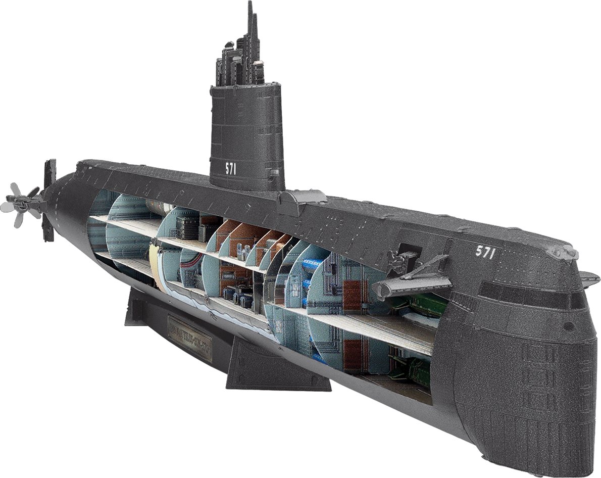 Metal Earth 3D puzzle Premium Series: Ponorka USS Nautilus