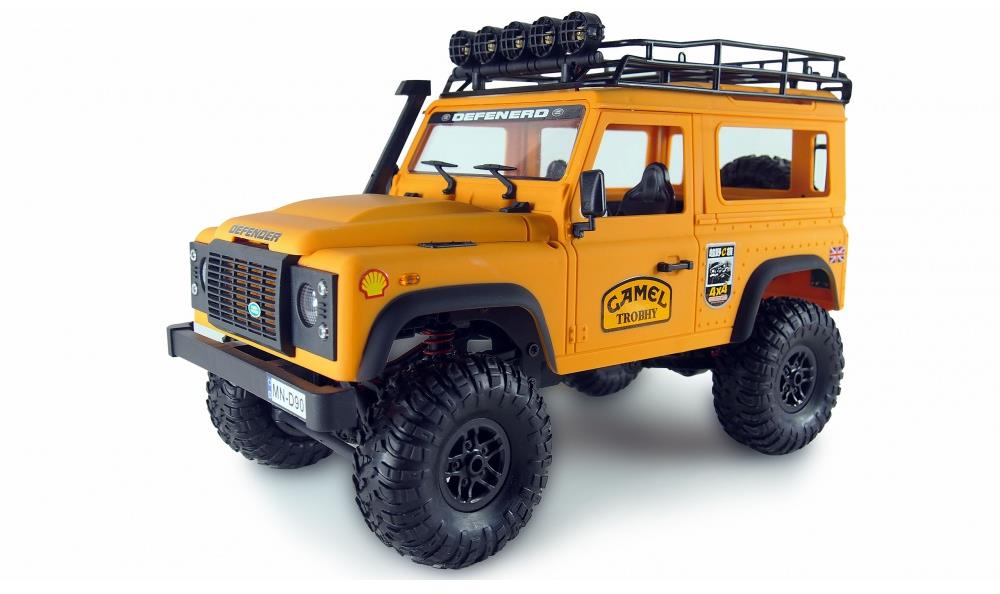 Amewi RC crawler D90 Defender prorcionálny, 1 : 12 camel trophy