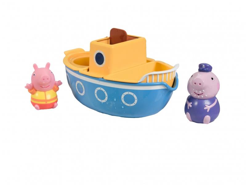Toomies – Prasiatko Peppa Pig s dedečkom na lodi