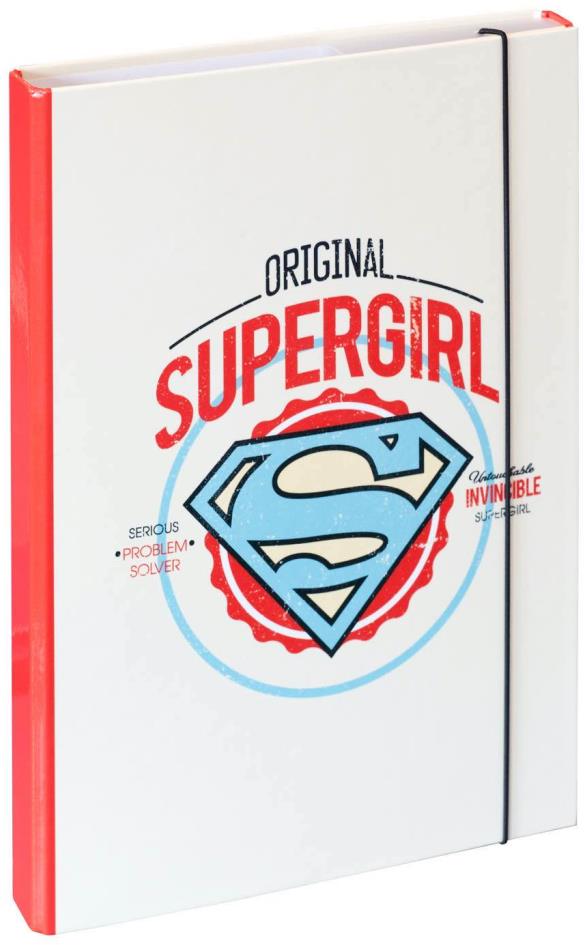 BAAGL Dosky na školské zošity A4 Supergirl
