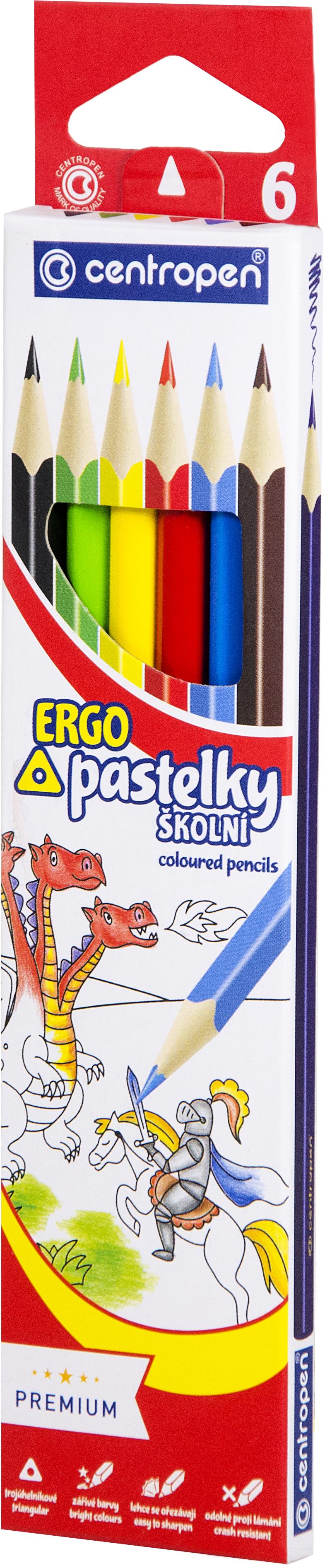 CENTROPEN 9521 trojhranné 6 ks