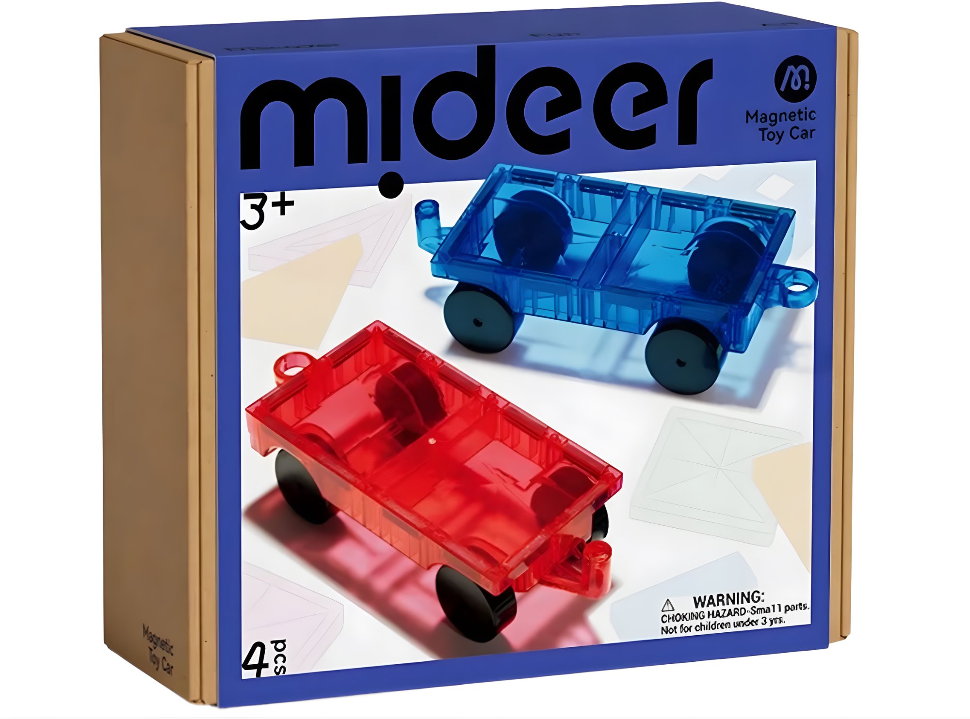 Mideer Podvozky k magnetickým stavebnicím 4 ks