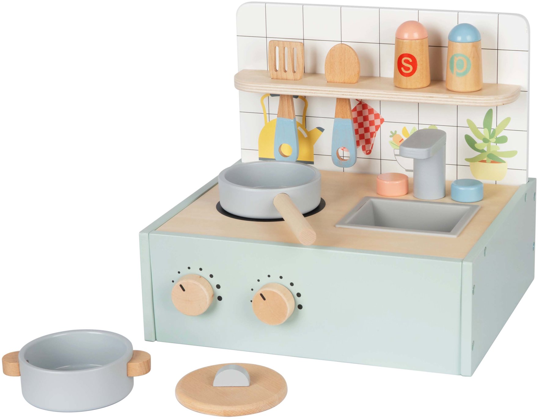 BusyKids Mobilní dětská kuchyňka, skladná, cestovní