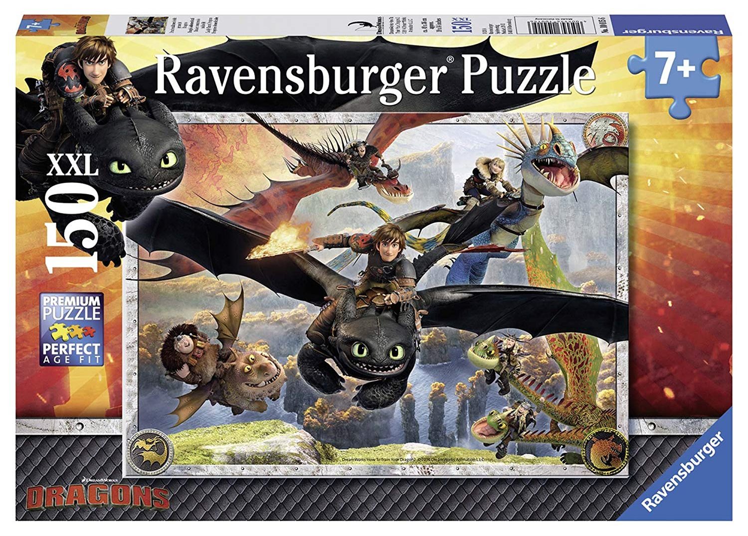 Ravensburger 100156 Ako vycvičiť draka: Vycvičené draky