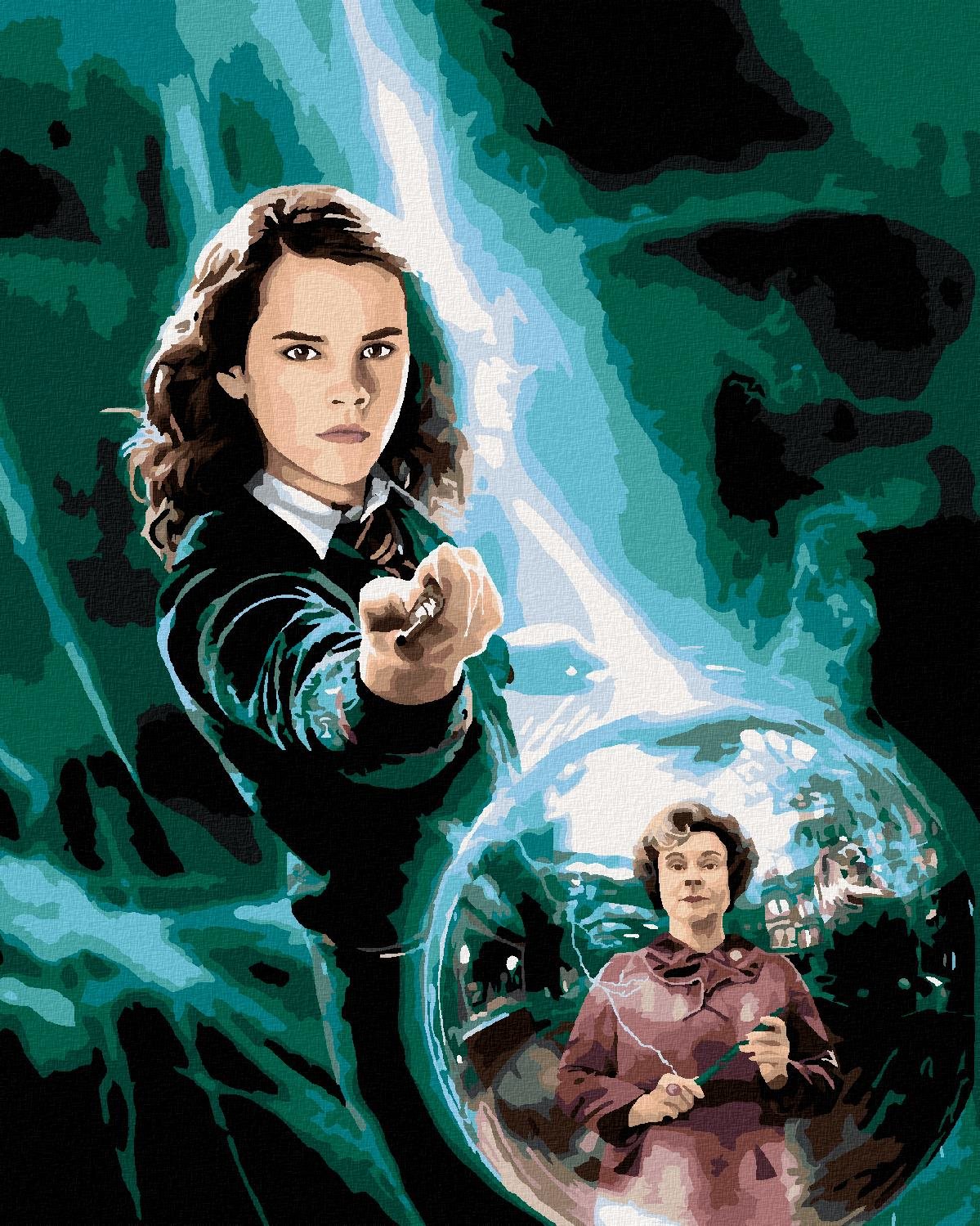 Zuty – Maľovanie podľa čísel – Plagát Harry Potter a Fénixov rád – Hermiona, 40 × 50 cm, plátno + rám