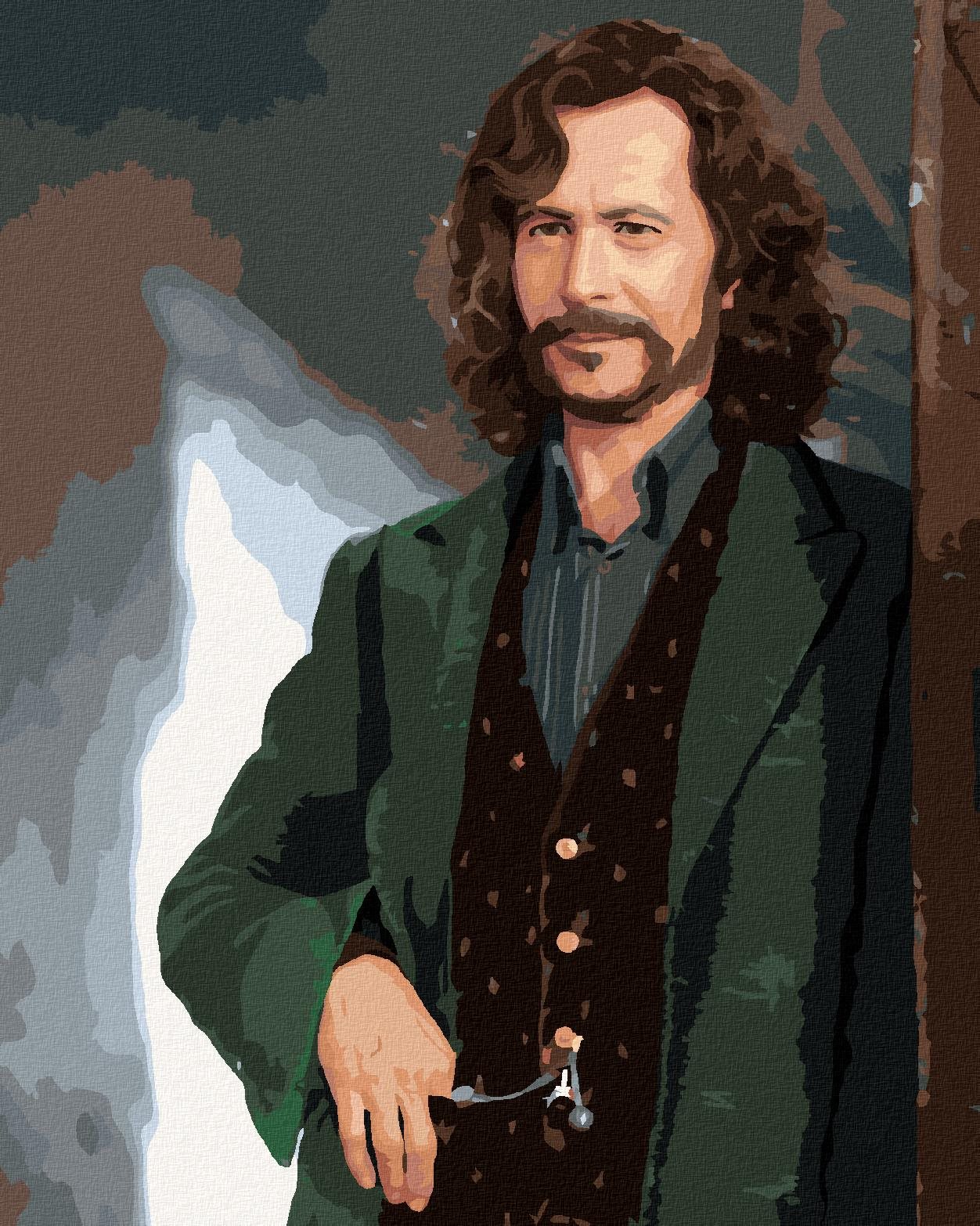 Zuty – Maľovanie podľa čísel – Sirius Black (Harry Potter), 40 × 50 cm, plátno + rám