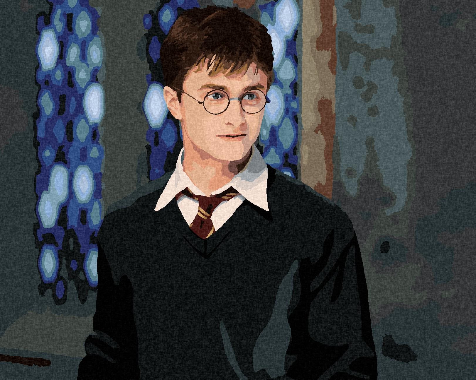 Zuty – Maľovanie podľa čísel – Harry Potter v škole, 40 × 50 cm, plátno