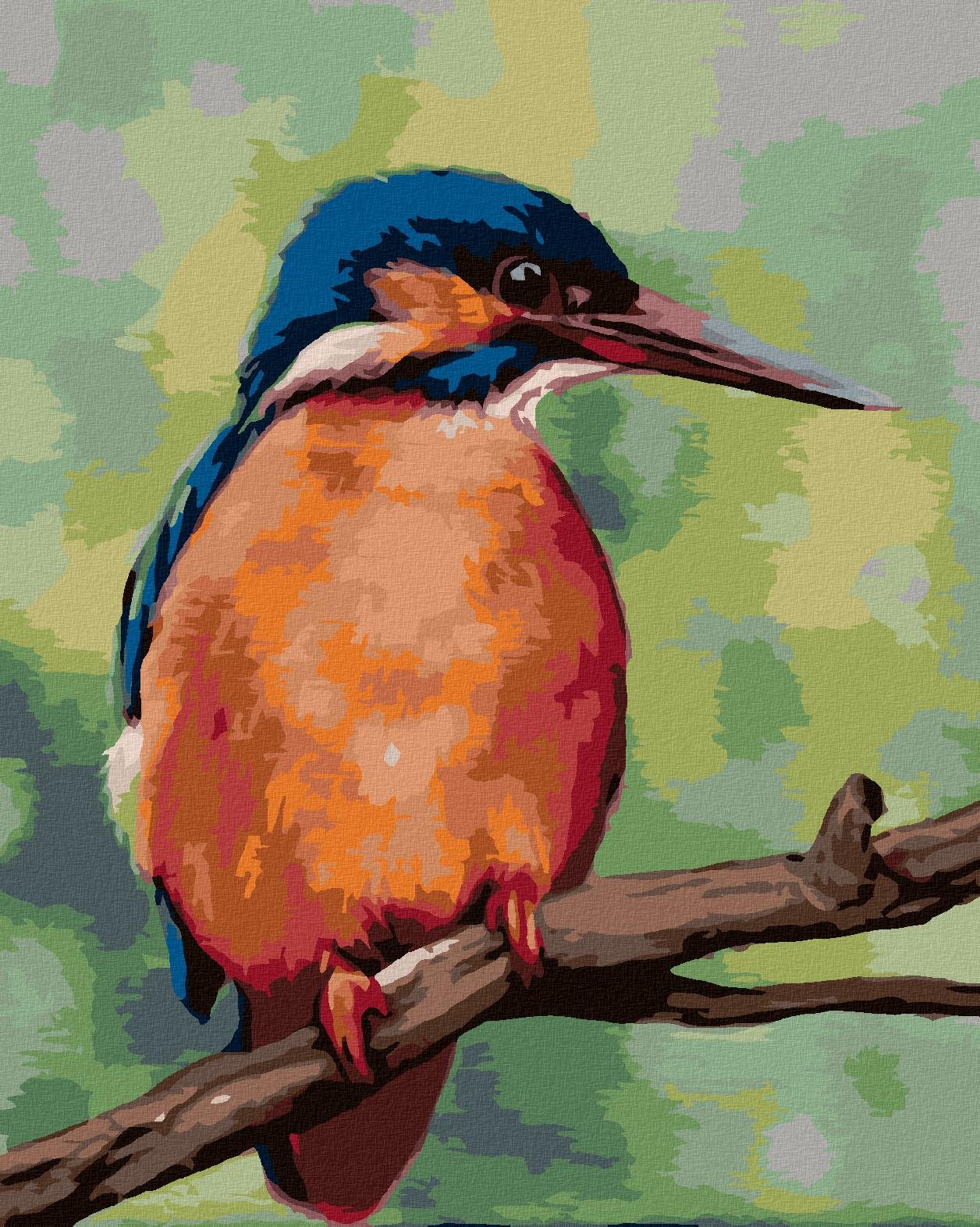 Zuty – Maľovanie Podľa Čísel – Rybárik (Myroslava Voloschuk), 40 × 50 cm, Plátno