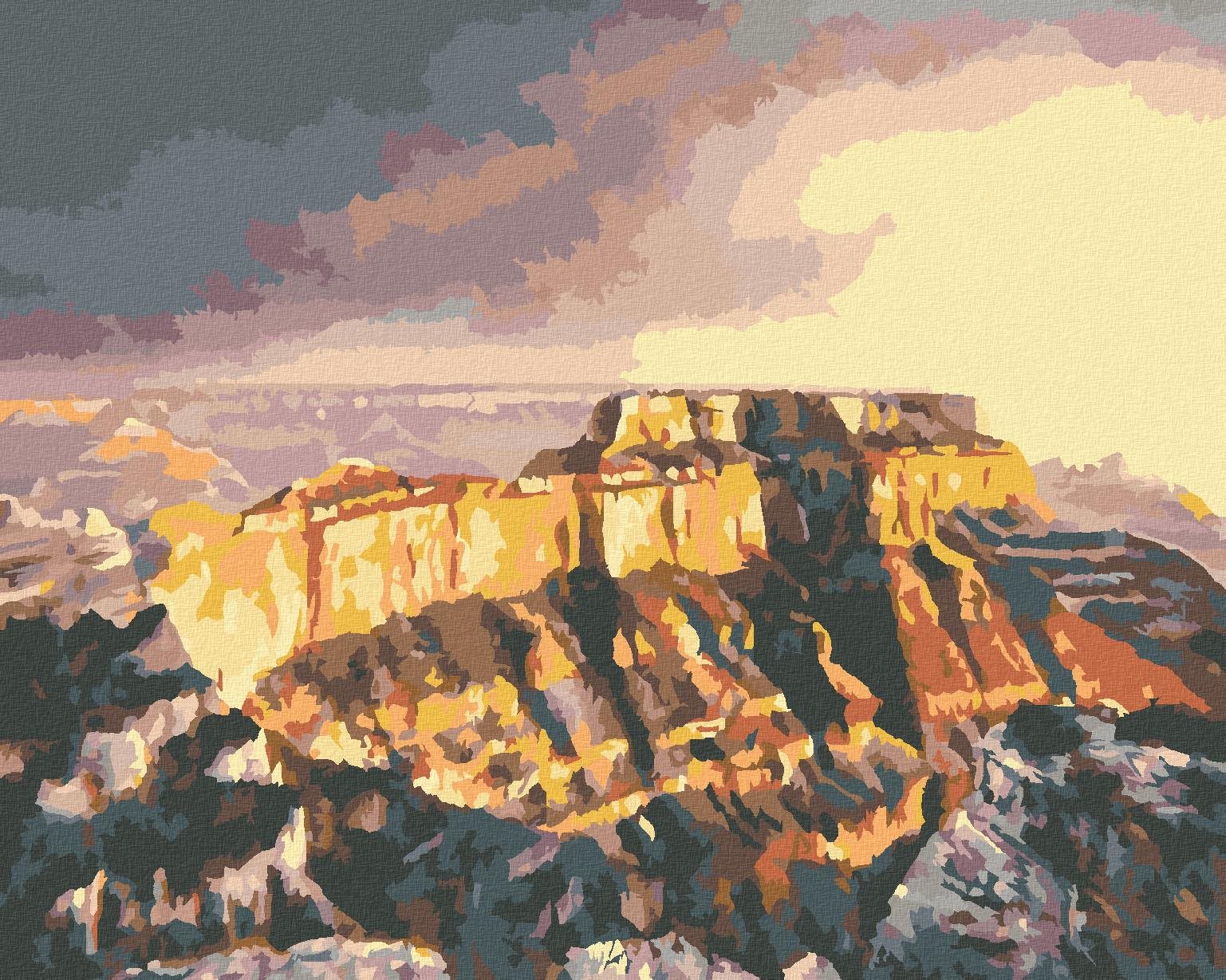 Zuty – Maľovanie podľa čísel – Grand Canyon (D. Rusty Rust), 80 × 100 cm, plátno