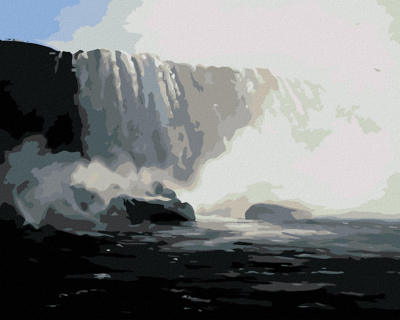 Zuty – Maľovanie Podľa Čísel – Niagarské Vodopády (D. Rusty Rust), 40 × 50 cm, Plátno + Rám