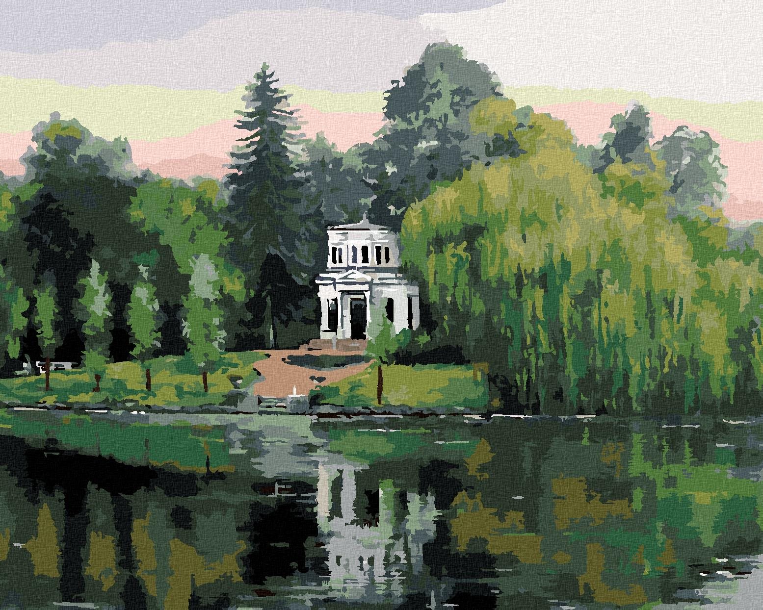 Zuty – Maľovanie Podľa Čísel – Park Sofiyivka Na Ukrajine, 80 × 100 cm, Plátno