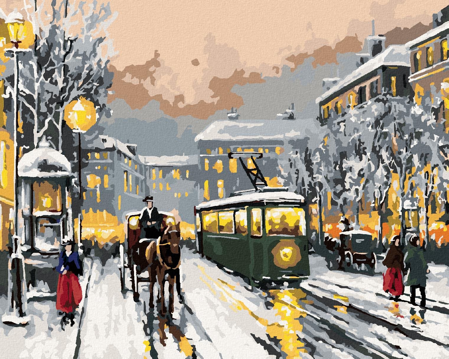 Zuty – Maľovanie Podľa Čísel – Staré Mesto, 40 × 50 cm, Plátno
