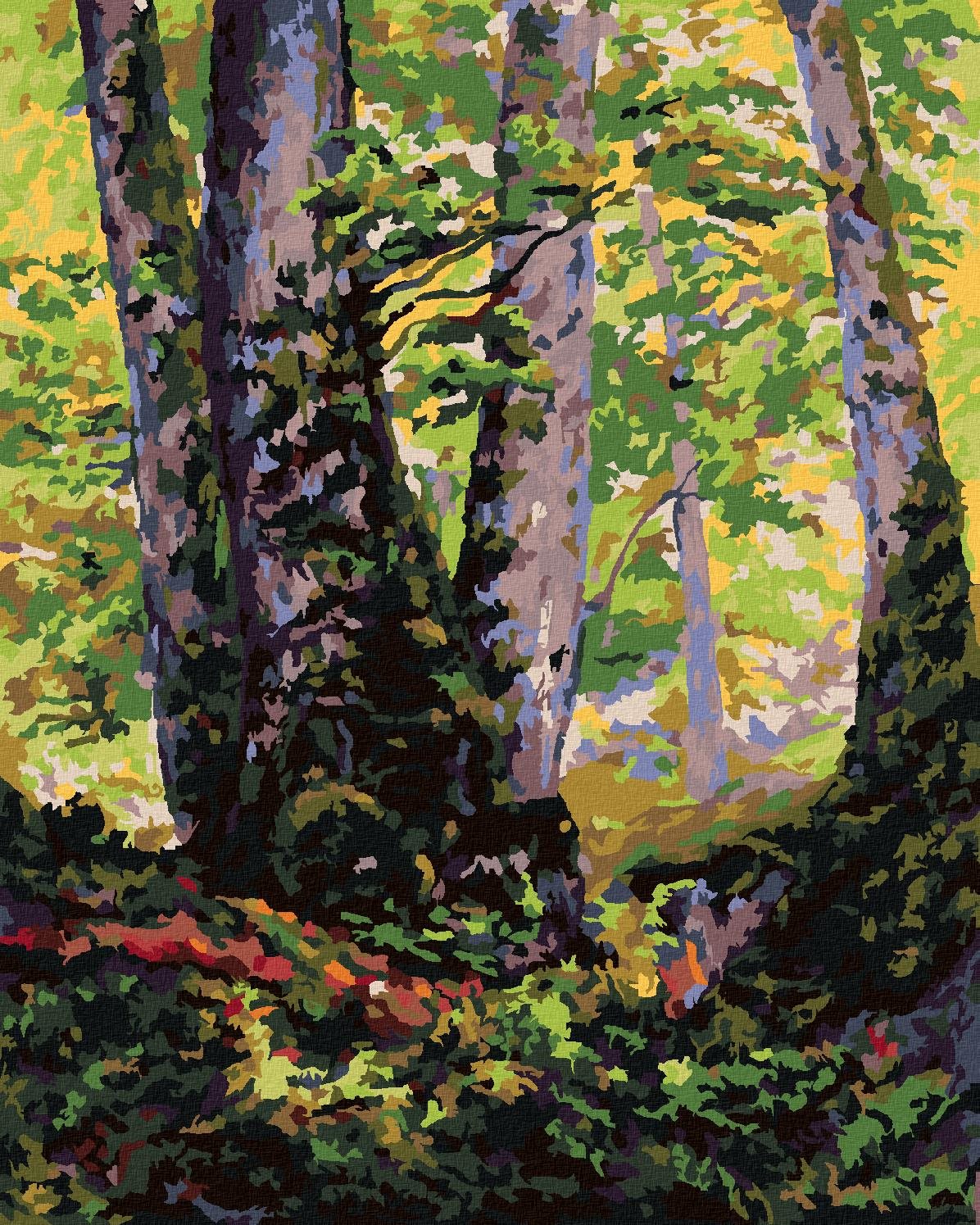 Zuty - Malování Podle Čísel - Tri Buky (Paul Ranson), 40 × 50 cm, Plátno + Rám