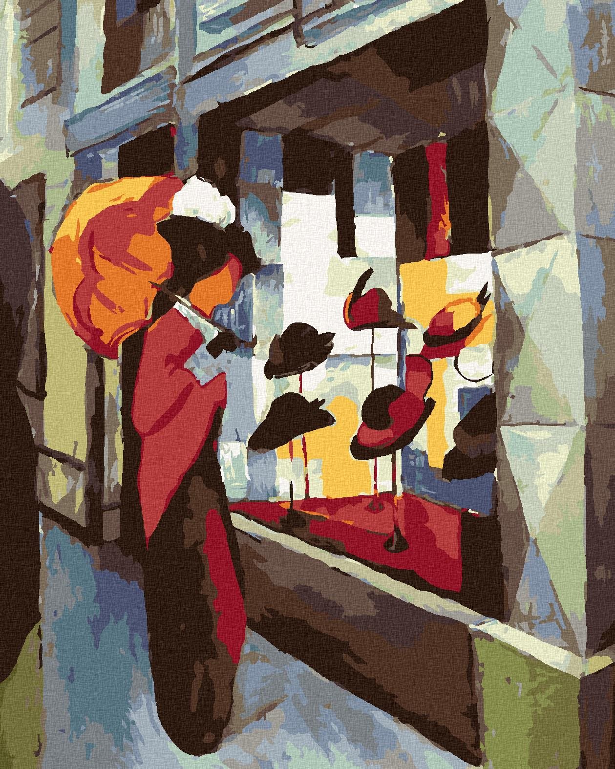 Zuty – Maľovanie Podľa Čísel – Obchod S Klobúkmi (August Macke), 40 × 50 cm, Plátno + Rám