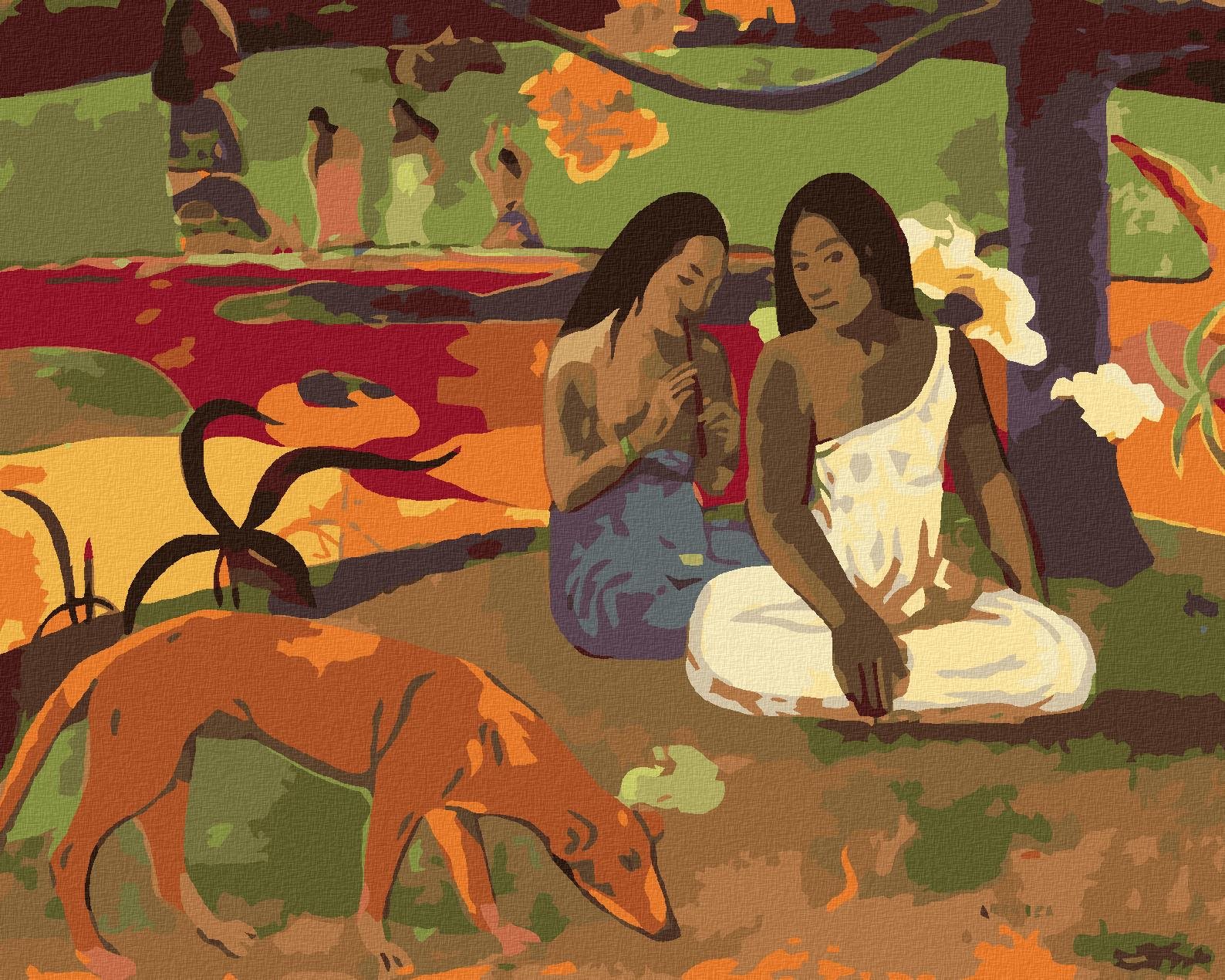 Zuty – Maľovanie Podľa Čísel – Arearea (Paul Gauguin), 40 × 50 cm, Plátno