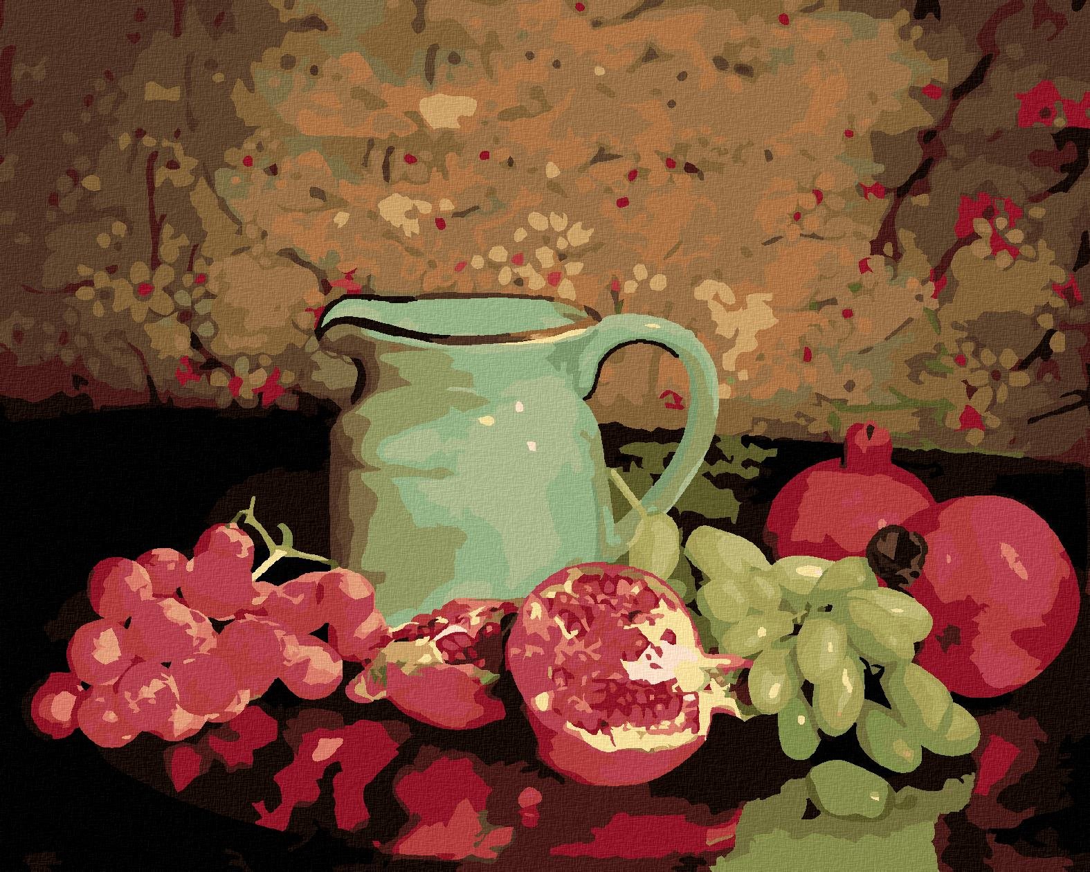 Zuty – Maľovanie Podľa Čísel – Zátišie S Ovocím, 40 × 50 cm, Plátno + Rám