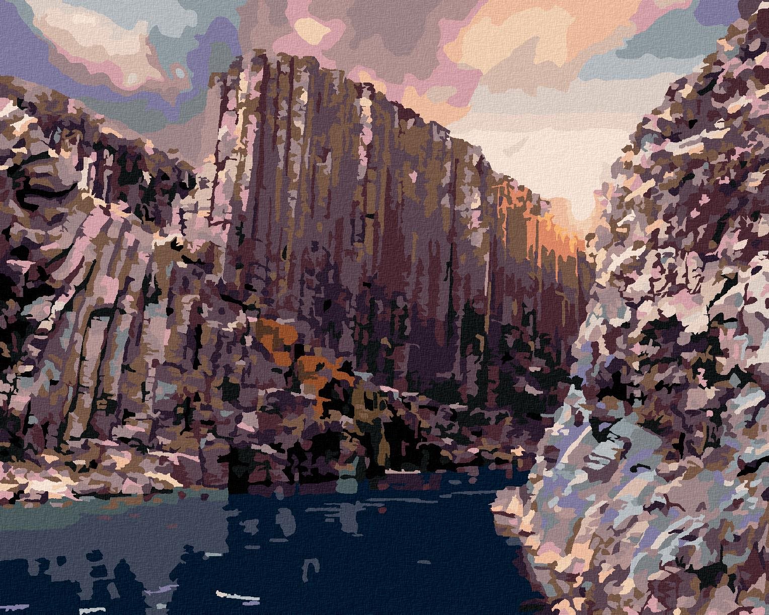 Zuty – Maľovanie Podľa Čísel – Úžasná Krajina Na Islande, 80 × 100 cm, Plátno