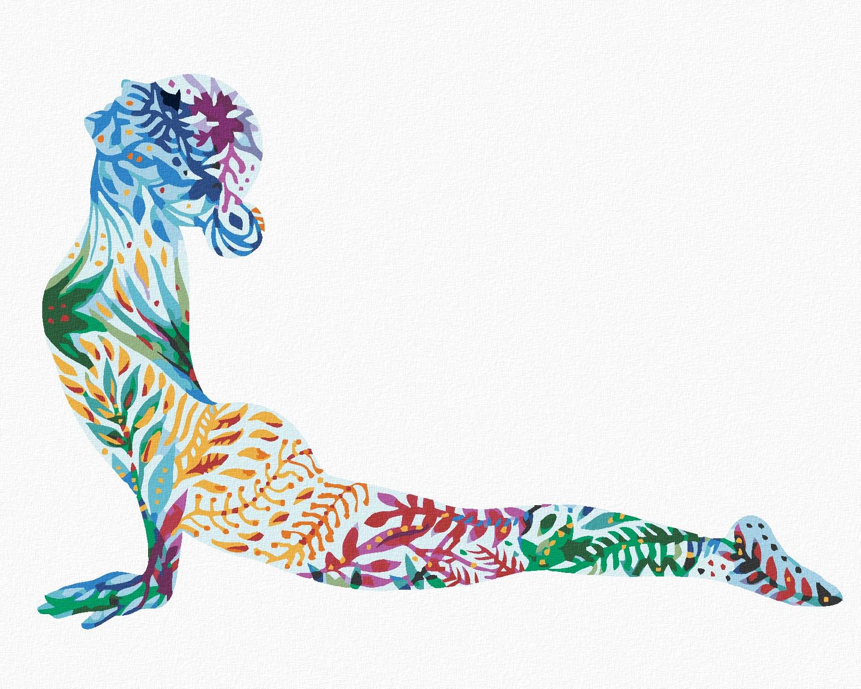 Zuty – Maľovanie Podľa Čísel – Joga, 40 × 50 cm, Plátno + Rám