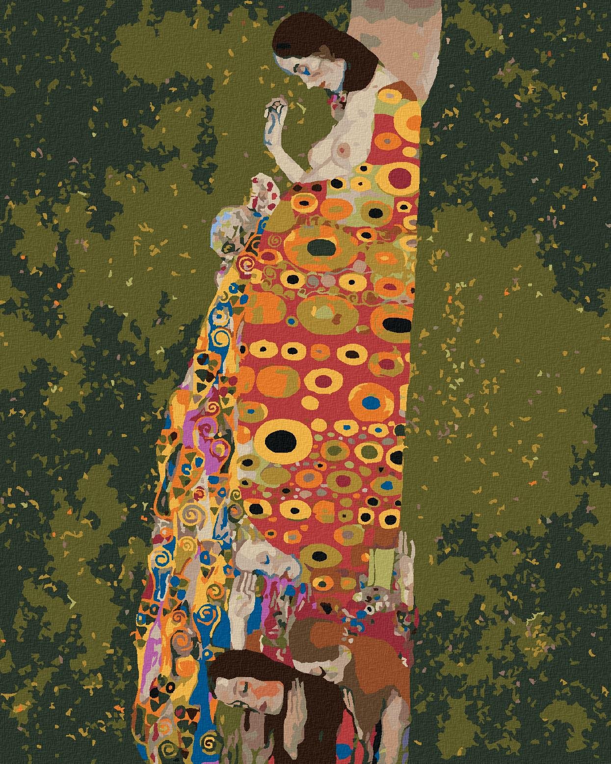 Zuty – Maľovanie Podľa Čísel – Nádej Ii (G. Klimt), 80 × 100 cm, Plátno