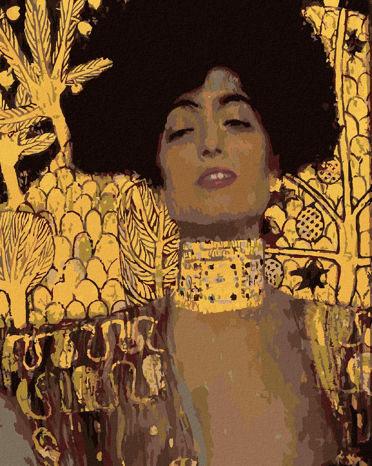 Zuty – Maľovanie Podľa Čísel – Judita (G. Klimt), 40 × 50 cm, Plátno