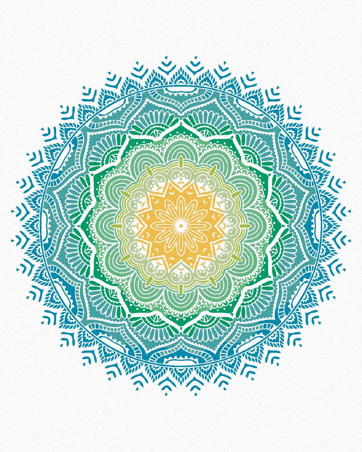Zuty – Maľovanie Podľa Čísel – Mandala Viii, 80 × 100 cm, Plátno