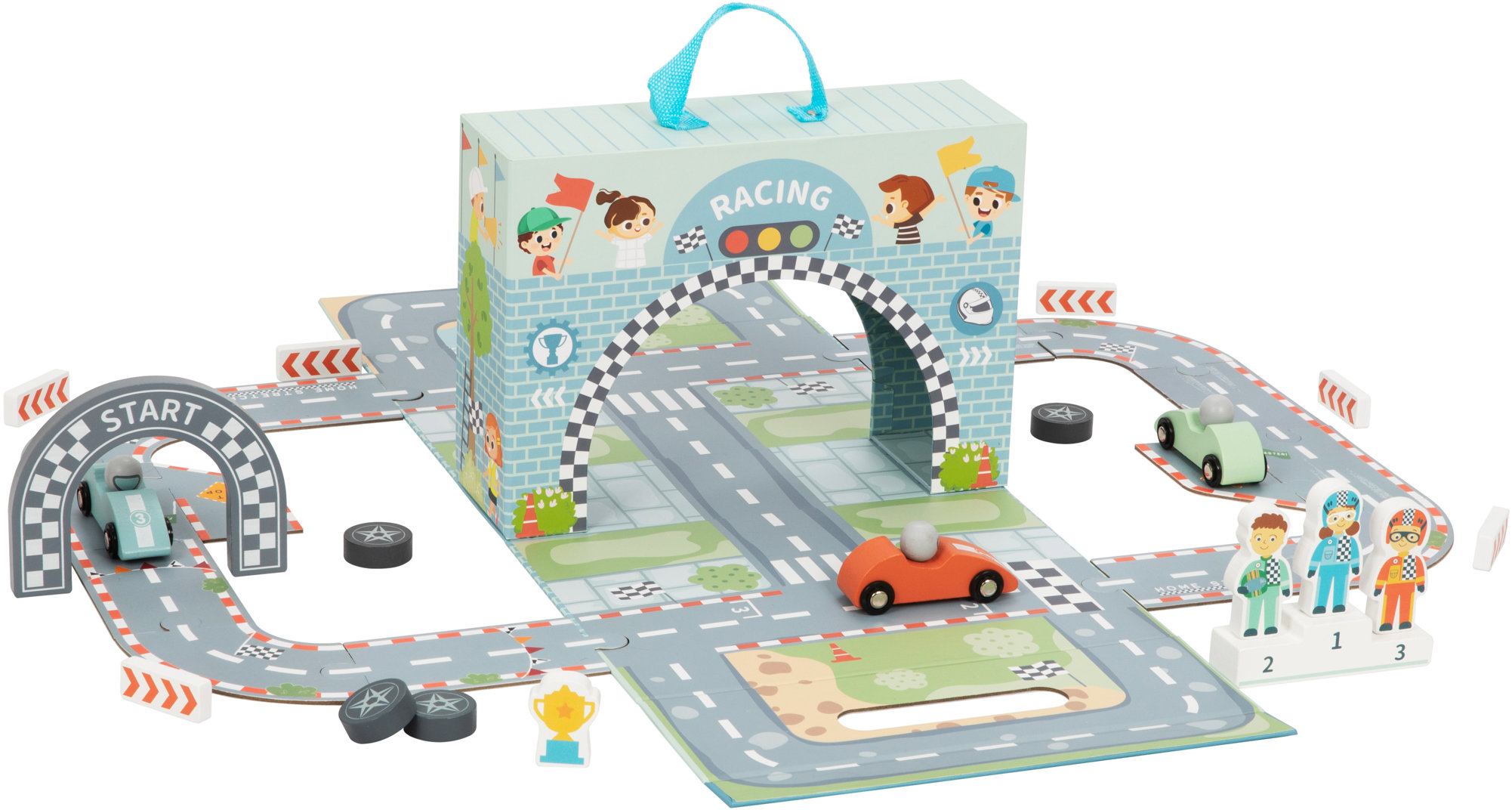 BusyKids Montessori Mobilní hra Závody