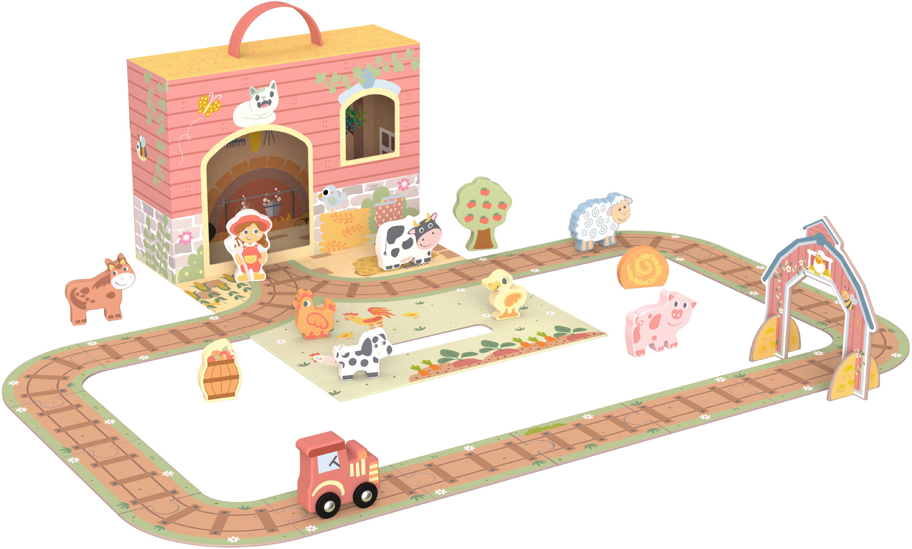 BusyKids Montessori Mobilní hra Farma