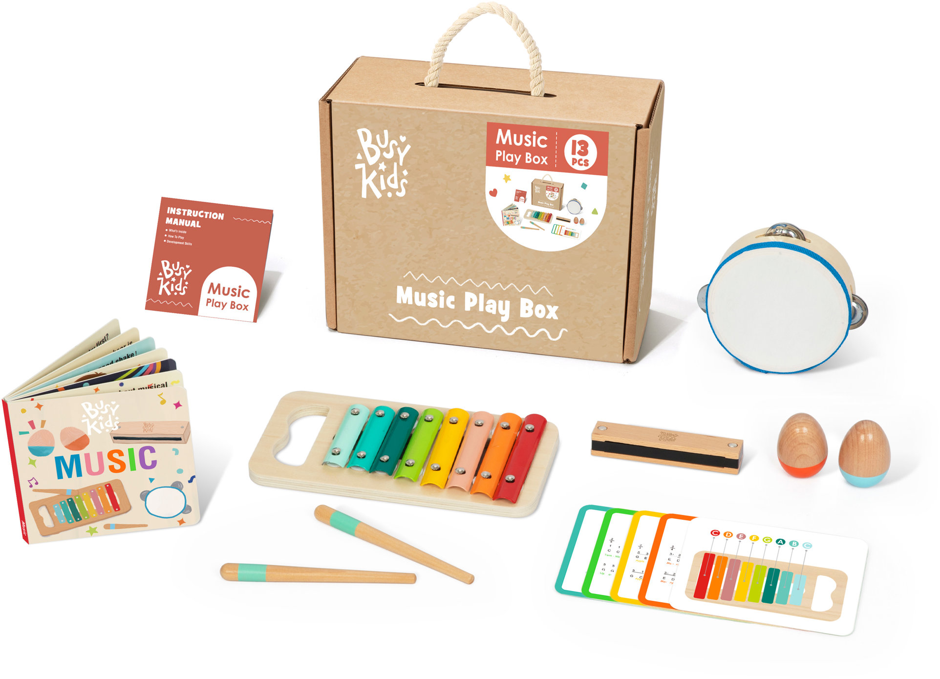 BusyKids Montessori hudební hrací sada