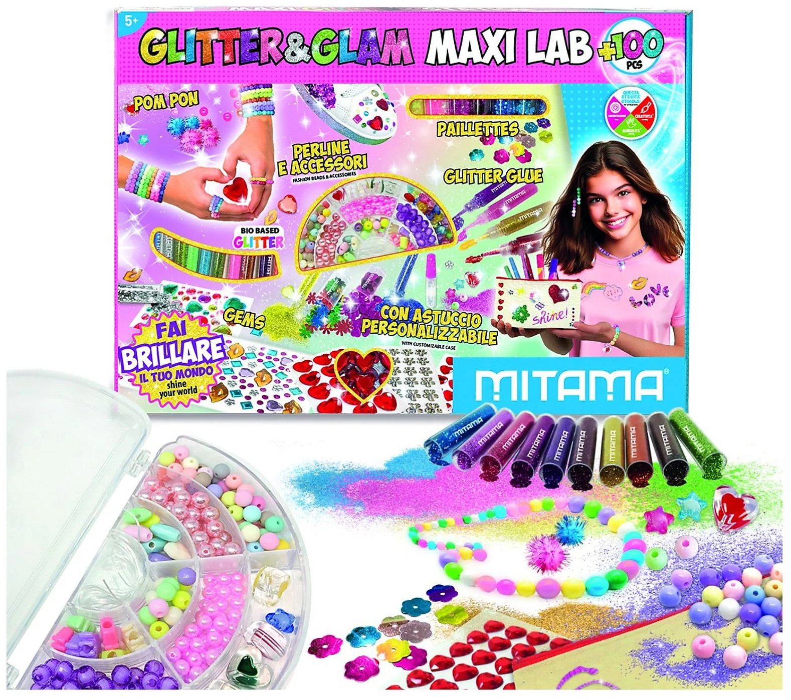 MITAMA Glitter MAXI station + new, 100 ks