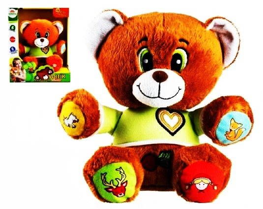 Teddies Medvedík Vojtík rozprávkový česky hovoriaci