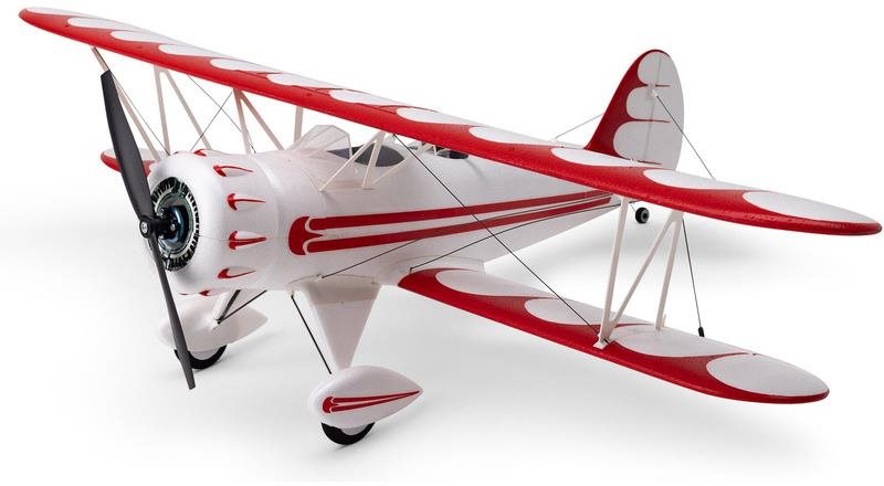 E-flite Waco 0,55 m SAFE Select BNF Basic biele