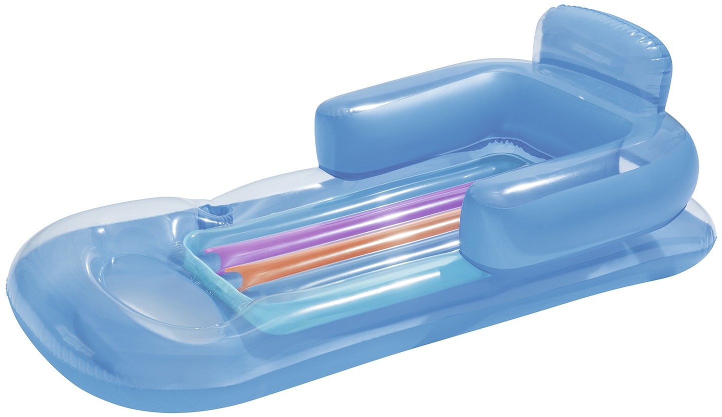 Bestway 43028 Nafukovací matrac, kreslo, ležadlo, 161 × 84 cm, modré