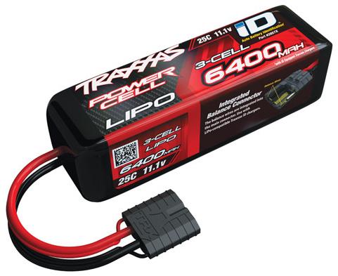 Traxxas LiPo batéria 11.1 V, 6 400 mAh, 25C iD