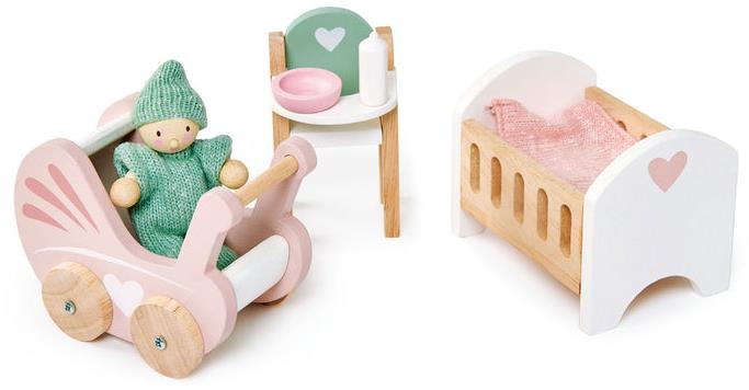 Tender Leaf Dolls House Nursery Set